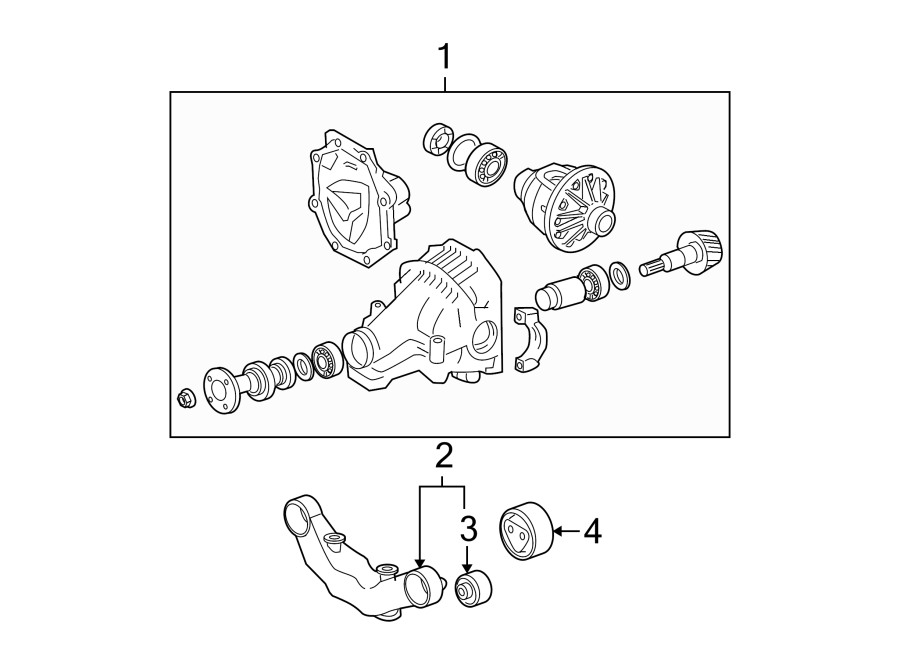 Diagram REAR SUSPENSION. AXLE & DIFFERENTIAL. for your 2006 Toyota Tacoma 4.0L V6 A/T RWD Base Extended Cab Pickup Fleetside 