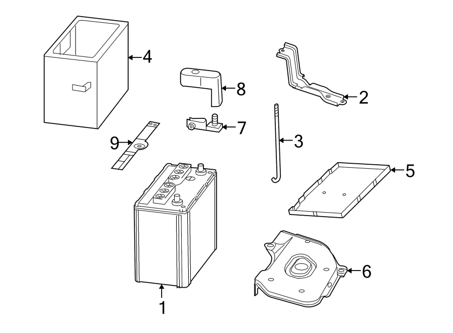 Diagram BATTERY. for your 2013 Toyota Prius c   