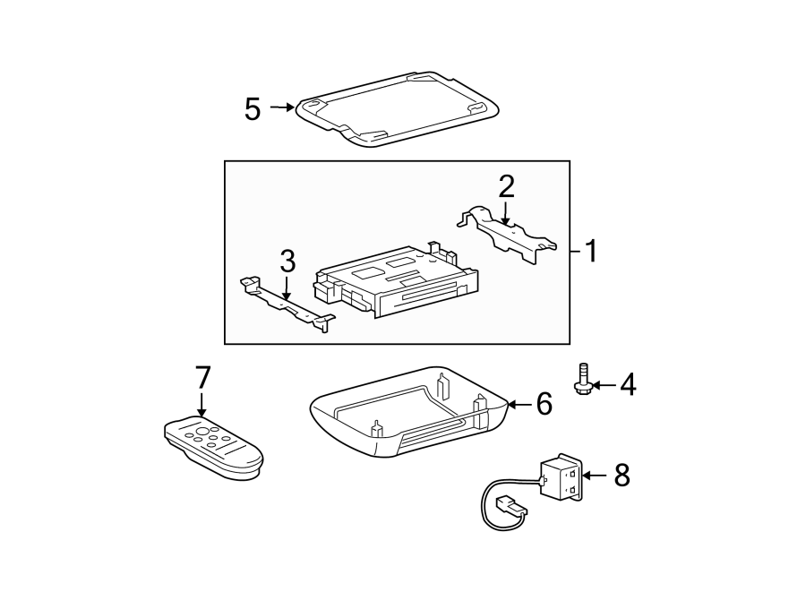 Diagram ENTERTAINMENT SYSTEM COMPONENTS. for your 2018 Toyota Tundra   