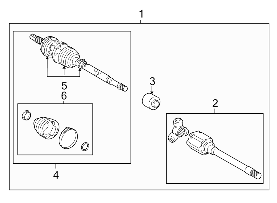 Diagram FRONT SUSPENSION. DRIVE AXLES. for your Toyota