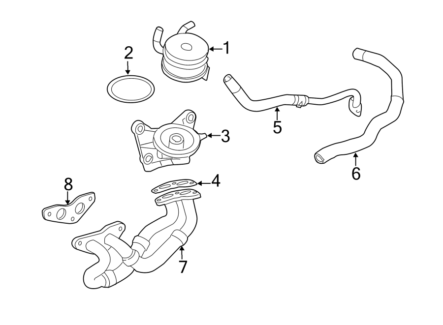 Diagram OIL COOLER. for your 2016 Toyota Yaris   