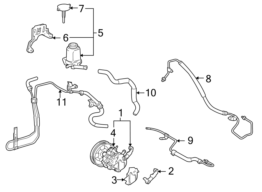 Diagram STEERING GEAR & LINKAGE. PUMP & HOSES. for your 1995 Toyota T100   