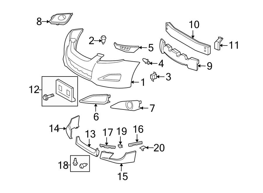 Diagram FRONT BUMPER. BUMPER & COMPONENTS. for your 1993 Toyota Corolla   