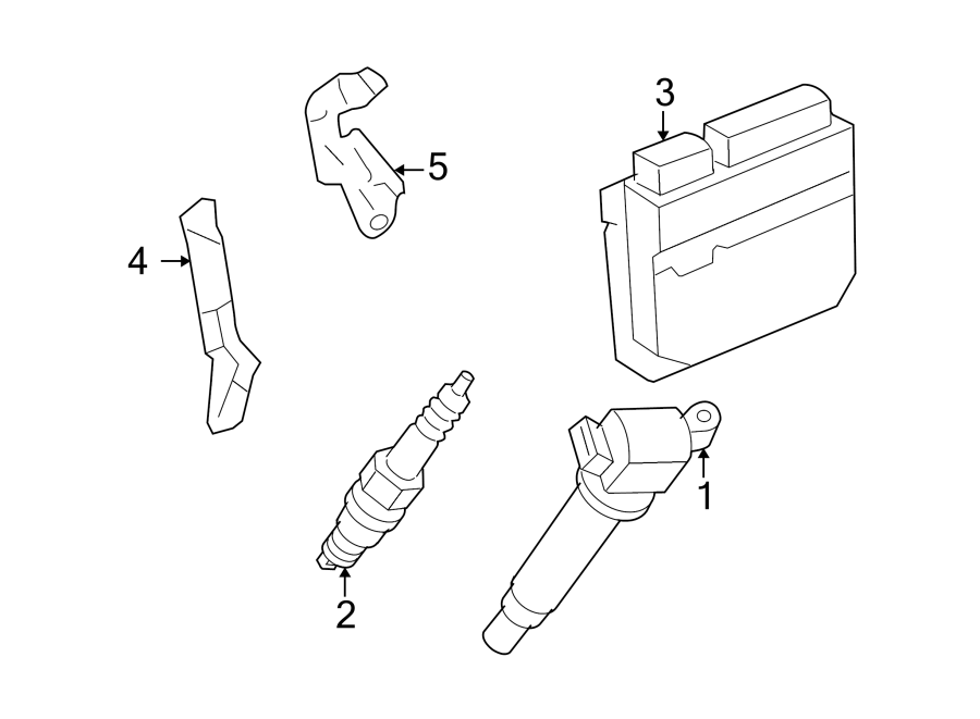 Diagram IGNITION SYSTEM. for your 2014 Toyota Tundra 4.0L V6 A/T RWD SR Extended Cab Pickup Fleetside 