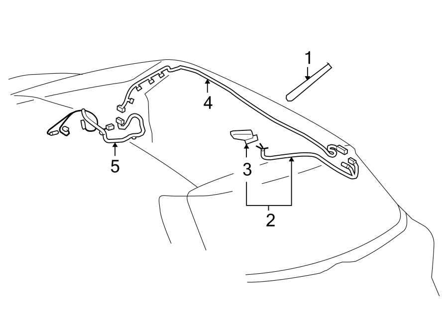 Diagram ANTENNA. for your Toyota Matrix  