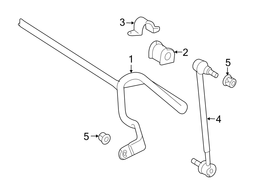 Diagram FRONT SUSPENSION. STABILIZER BAR & COMPONENTS. for your 2021 Toyota Camry  XLE SEDAN 