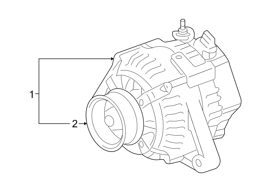 Toyota Venza Alternator Pulley. 2.7 liter. JAPAN BUILT, 2 - 274150W111 ...