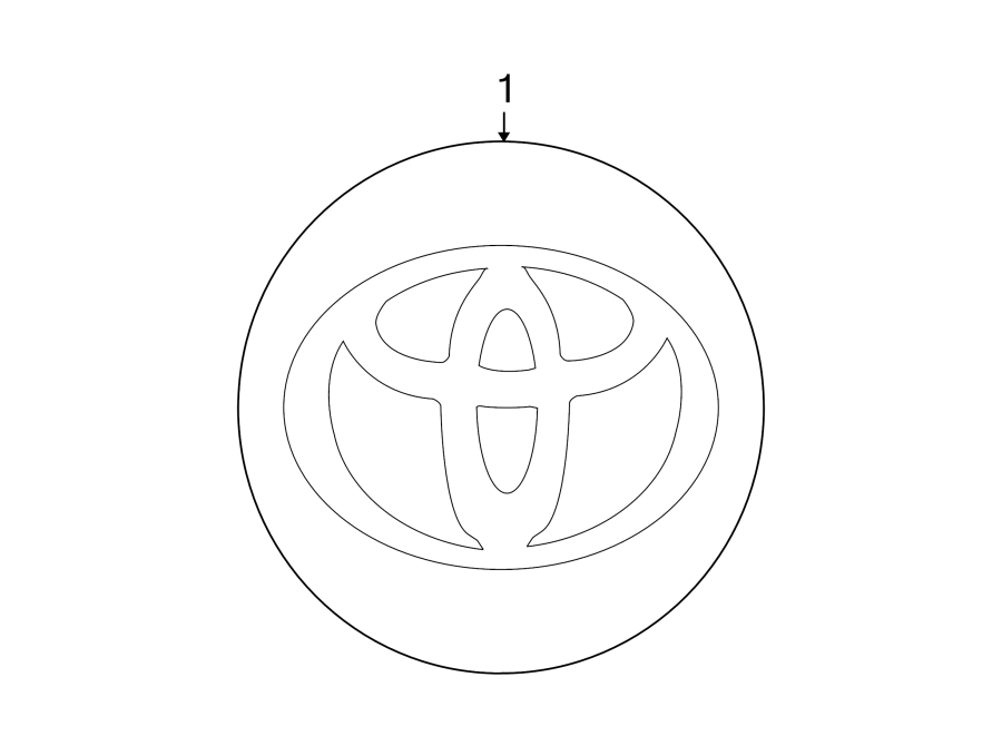 Diagram WHEELS. COVERS & TRIM. for your 1997 Toyota Avalon   