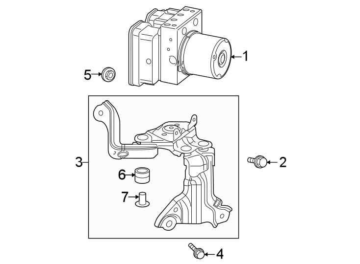 Diagram Electrical. Abs components. for your Toyota