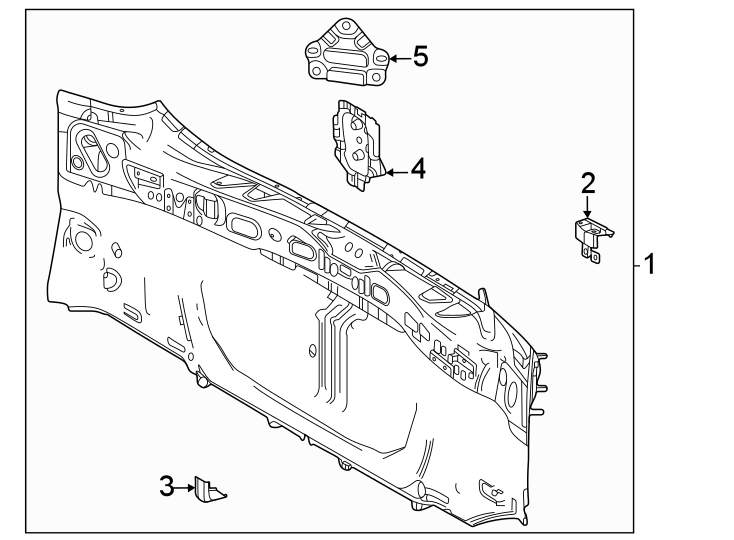 Diagram Rear body & floor. for your 2024 Toyota Prius Prime   