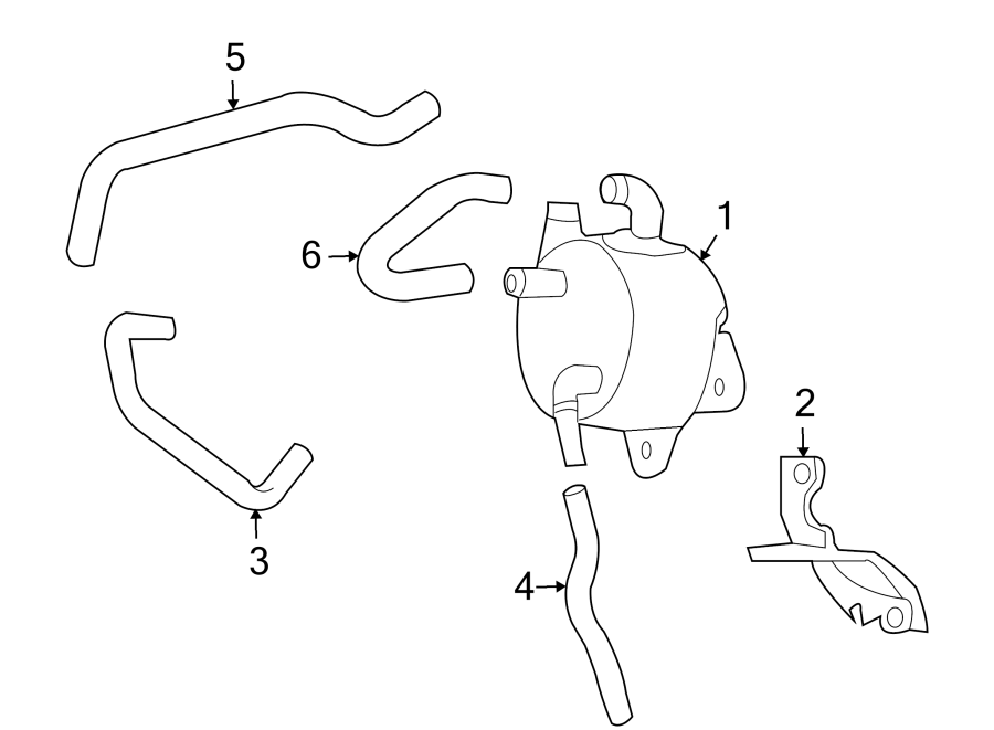 Diagram TRANS OIL COOLER. for your 2020 Toyota RAV4   