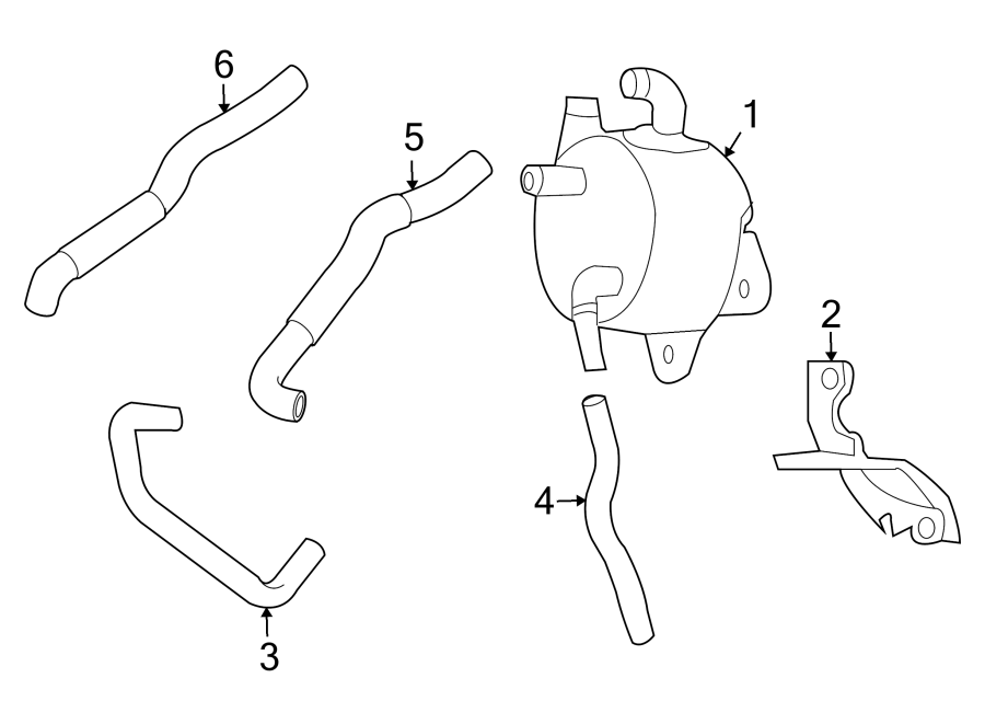 Diagram TRANS OIL COOLER. for your 2000 Toyota RAV4   