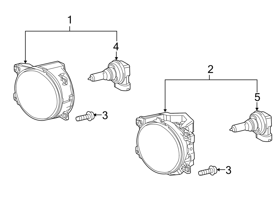 Diagram FRONT LAMPS. FOG LAMPS. for your 2012 Toyota Avalon  Base Sedan 