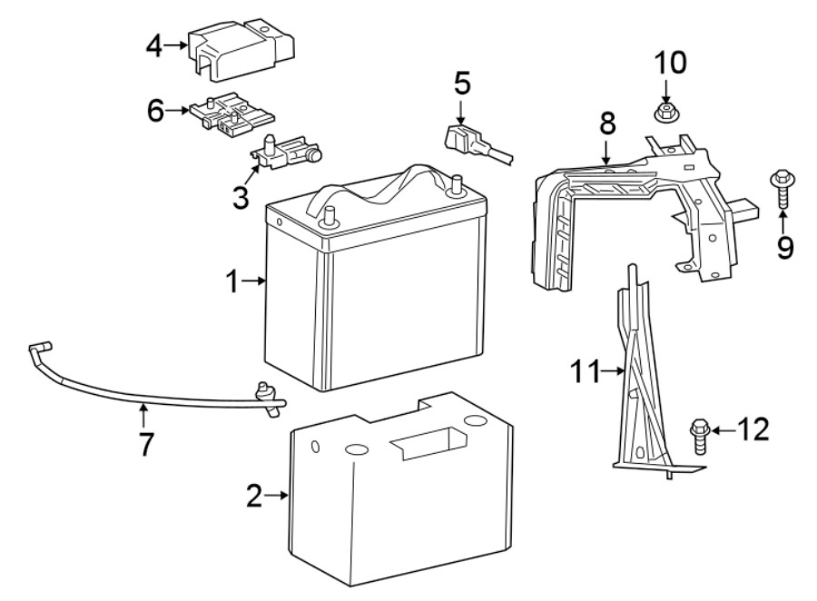 Diagram Battery. for your 2017 Toyota 86   