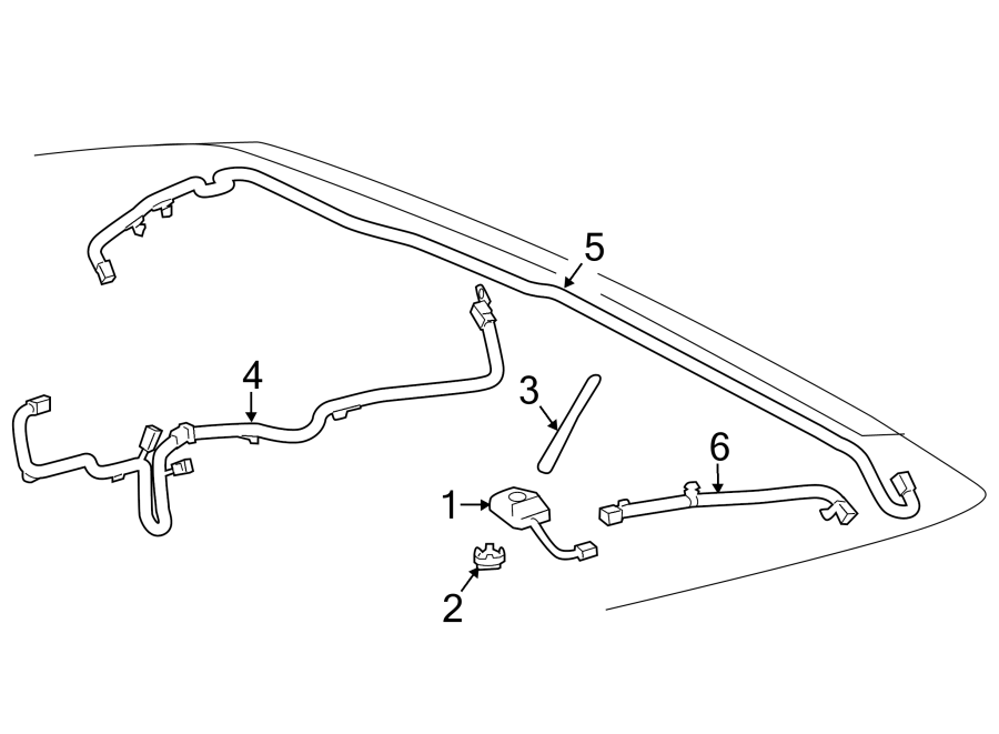 Diagram ANTENNA. for your 2000 Toyota Avalon  XL Sedan 