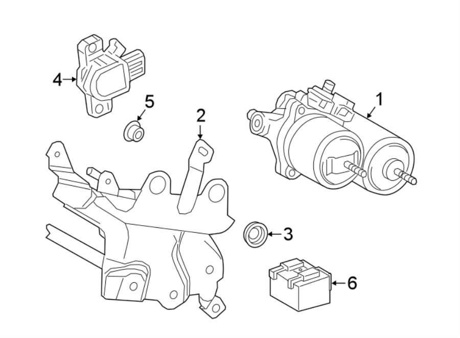 Diagram Electrical. Abs components. for your 2025 Toyota Corolla   