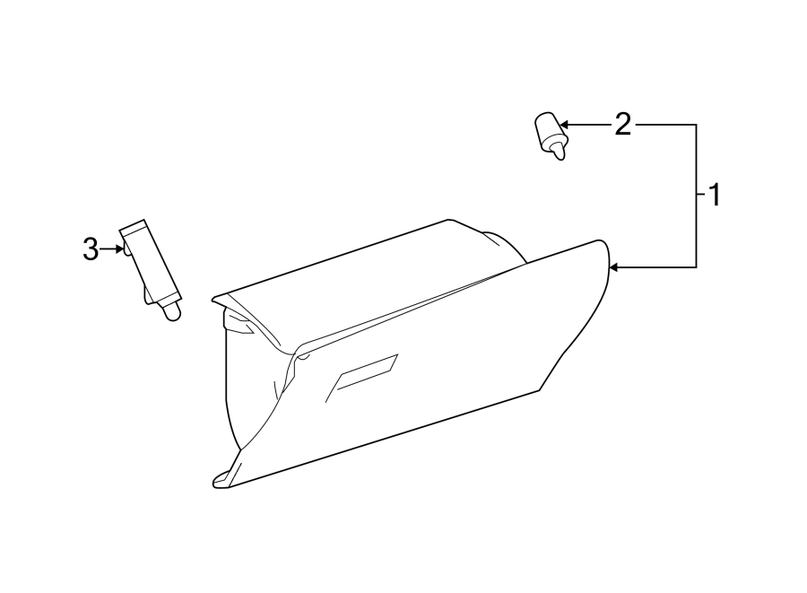 Diagram INSTRUMENT PANEL. GLOVE BOX. for your 2012 Toyota Tacoma 4.0L V6 A/T RWD Base Standard Cab Pickup Fleetside 