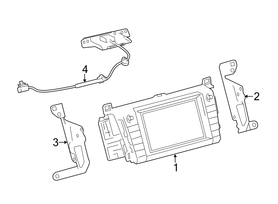 Diagram INSTRUMENT PANEL. NAVIGATION SYSTEM COMPONENTS. for your 2019 Toyota Corolla 1.8L M/T XSE Sedan 