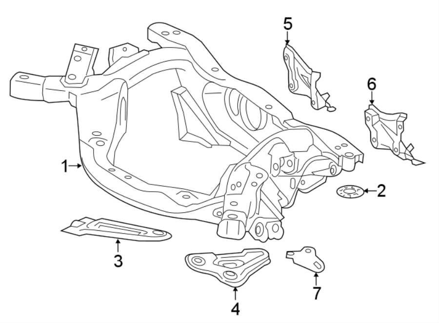 Diagram REAR SUSPENSION. SUSPENSION MOUNTING. for your Toyota RAV4  