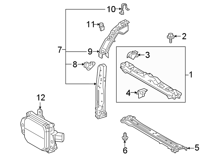 Diagram Front lamps. Fog lamps. for your 2022 Toyota Corolla Cross   