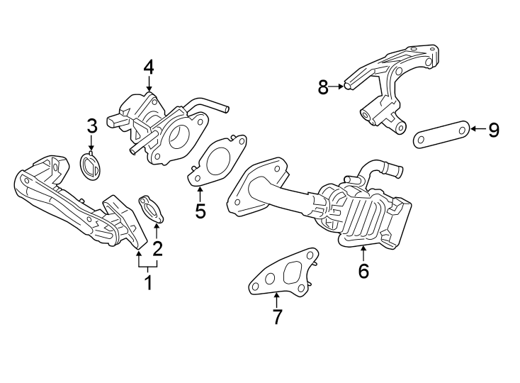 Diagram EMISSION SYSTEM. EGR SYSTEM. for your 2006 Toyota Tacoma 2.7L A/T RWD Base Crew Cab Pickup Fleetside 