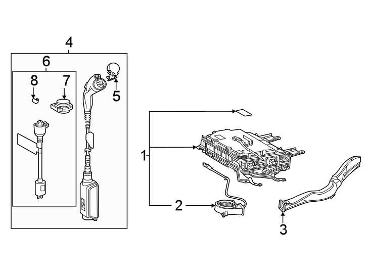 Diagram Electrical components. for your Toyota RAV4 PRIME  