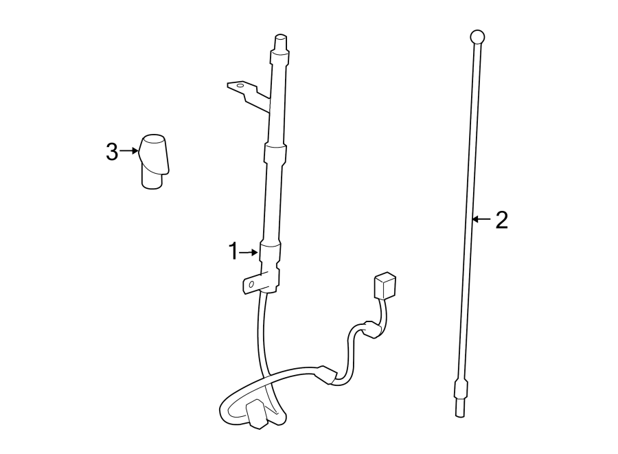 Diagram ANTENNA. for your Toyota