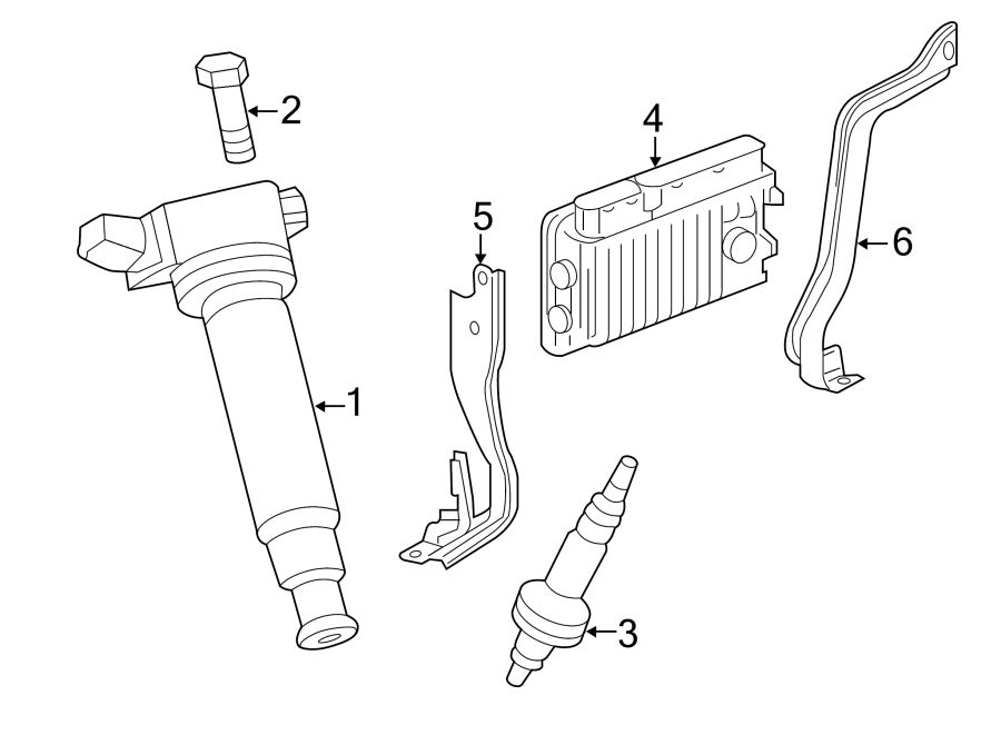 Diagram IGNITION SYSTEM. for your 2019 Toyota Highlander  XLE Sport Utility 