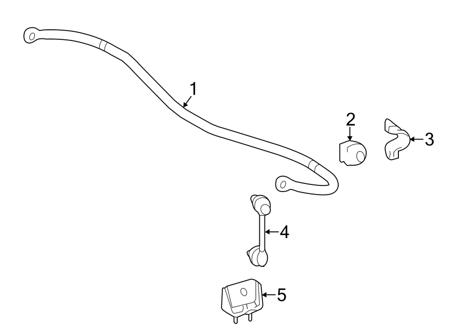 Diagram REAR SUSPENSION. STABILIZER BAR & COMPONENTS. for your 2019 Toyota Prius AWD-e   