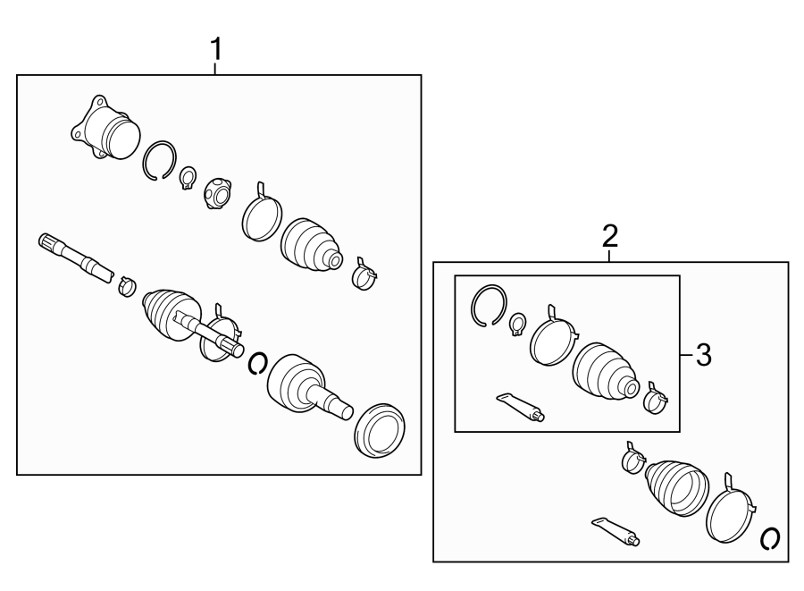 Diagram REAR SUSPENSION. DRIVE AXLES. for your 2002 Toyota 4Runner  SR5 Sport Utility 