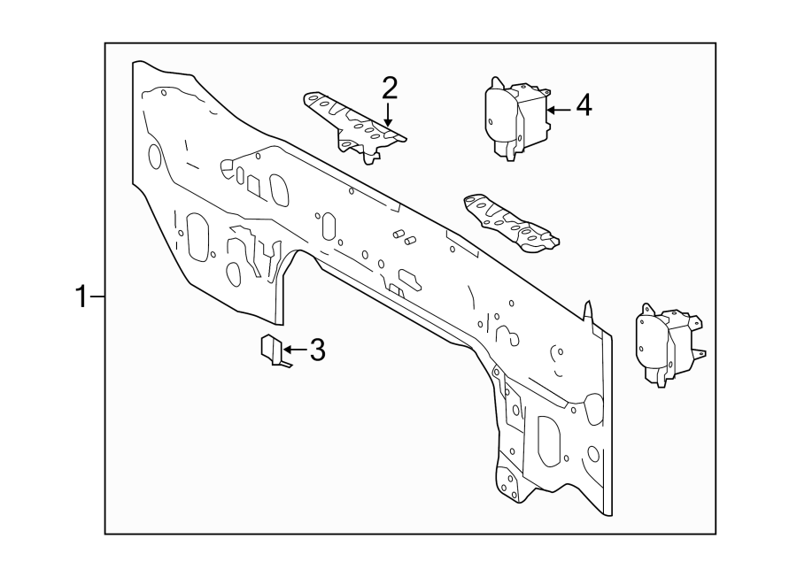 Diagram REAR BODY & FLOOR. for your 2013 Toyota Avalon  Hybrid XLE Sedan 