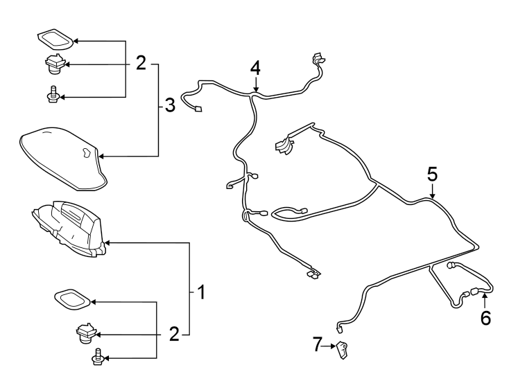 Diagram Antenna. for your 2008 Toyota Camry  Hybrid Sedan 