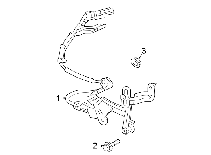 Diagram Ride control components. for your 2020 Toyota Highlander   