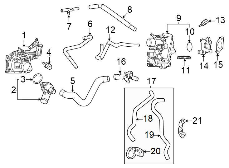 Diagram Hoses & pipes. for your 1999 Toyota Corolla 1.8L A/T CE SEDAN 