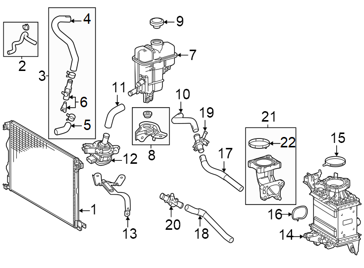 Diagram Intercooler. for your 2003 Toyota Camry   