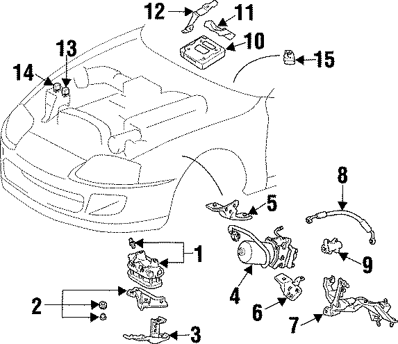 Diagram TRACTION CONTROL COMPONENTS. for your 2016 Toyota Corolla   