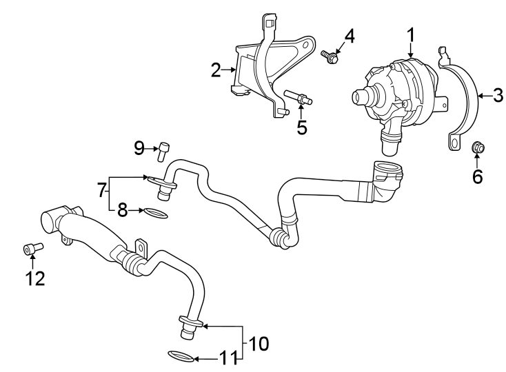 Diagram WATER PUMP. for your 1990 Toyota Corolla  DLX Wagon 