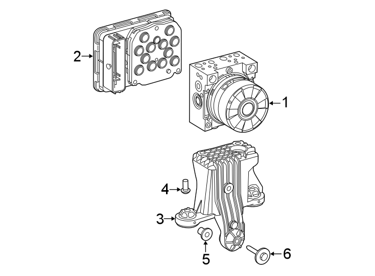 Diagram Electrical. Abs components. for your 2004 Toyota Tacoma   