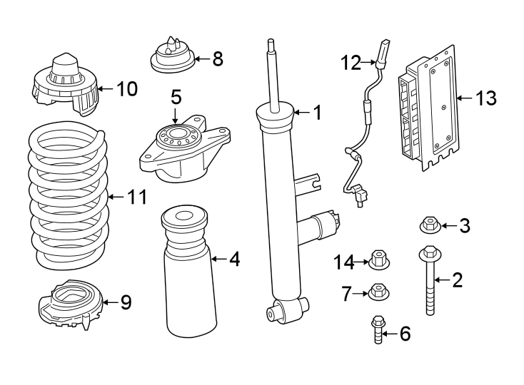 Diagram REAR SUSPENSION. SHOCKS & COMPONENTS. for your 2018 Toyota Corolla iM   