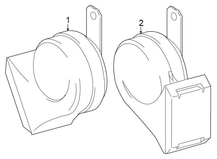 Diagram Horn. for your Toyota Tacoma  