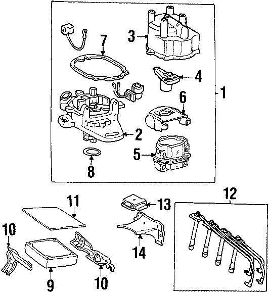 Diagram IGNITION SYSTEM. for your 1989 Toyota Camry  DLX Wagon 