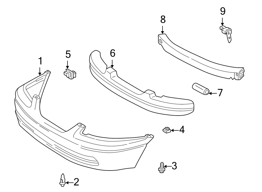 Diagram FRONT BUMPER. BUMPER & COMPONENTS. for your 2020 Toyota Prius Prime   