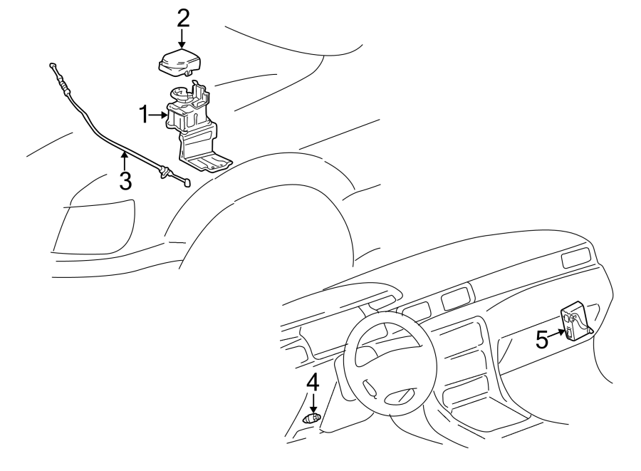 Diagram CRUISE CONTROL SYSTEM. for your 2020 Toyota Sequoia   