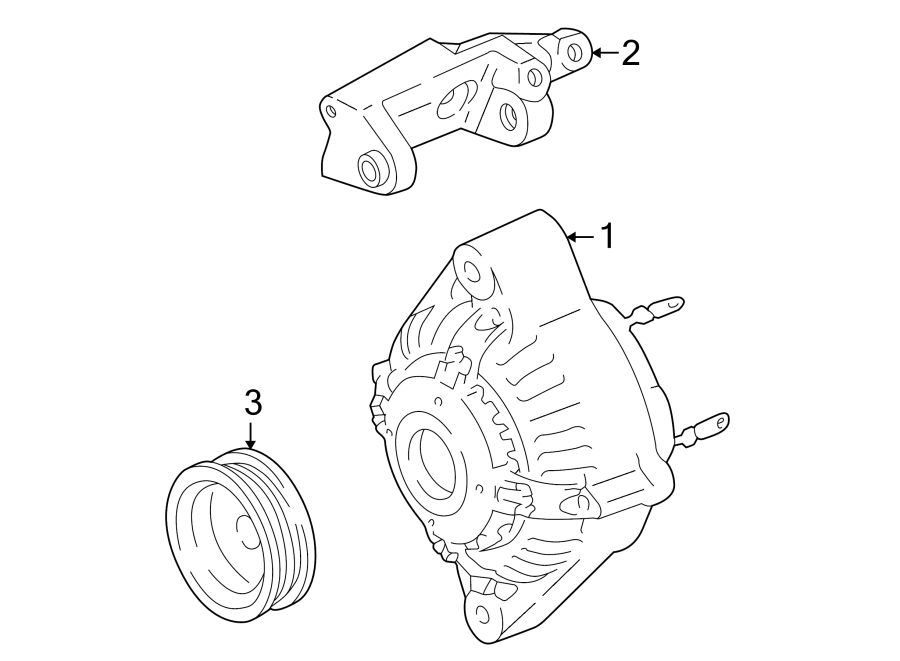 Diagram ALTERNATOR. for your 1998 Toyota Tacoma  SR5 Extended Cab Pickup Fleetside 