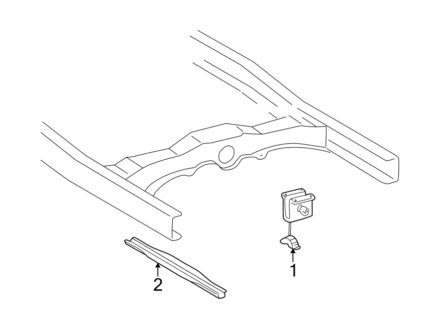 Diagram SPARE TIRE CARRIER. CARRIER & COMPONENTS. for your Toyota Tacoma  