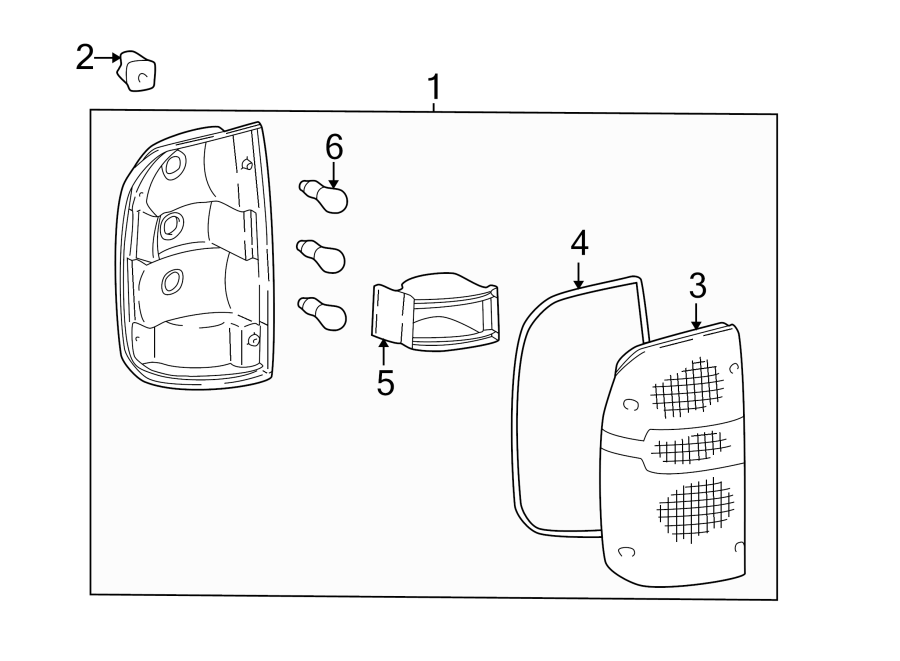 Diagram REAR LAMPS. TAIL LAMPS. for your 2013 Toyota Avalon  LIMITED SEDAN 