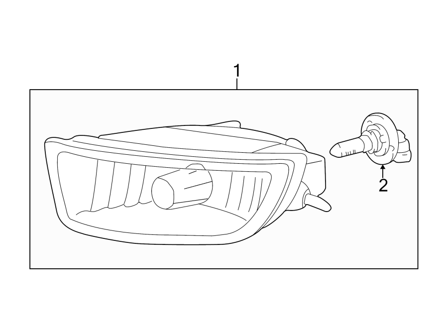 Diagram FRONT LAMPS. FOG LAMPS. for your 2022 Toyota Camry   