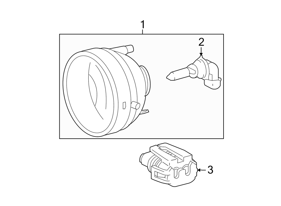 Diagram FRONT LAMPS. FOG LAMPS. for your 2012 Toyota Camry   