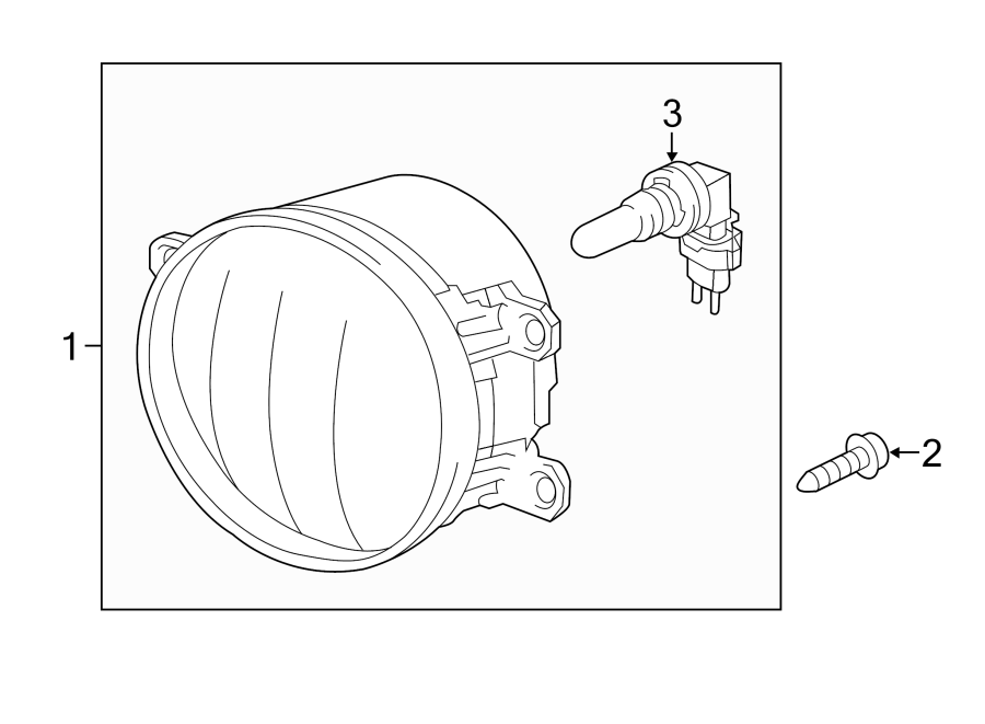 Diagram FRONT LAMPS. FOG LAMPS. for your 2001 Toyota Camry   