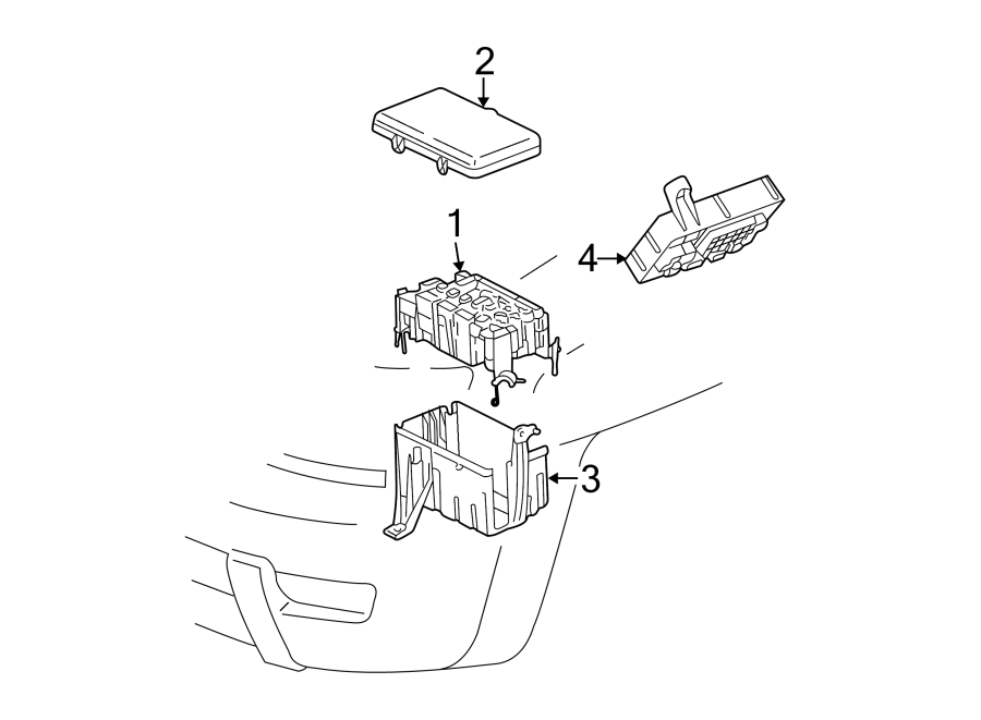 Diagram ELECTRICAL COMPONENTS. for your 2024 Toyota Sienna   